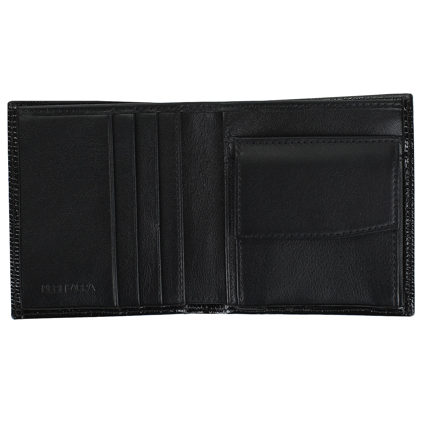 Складное кожаное портмоне с отделкой Neri Karra 