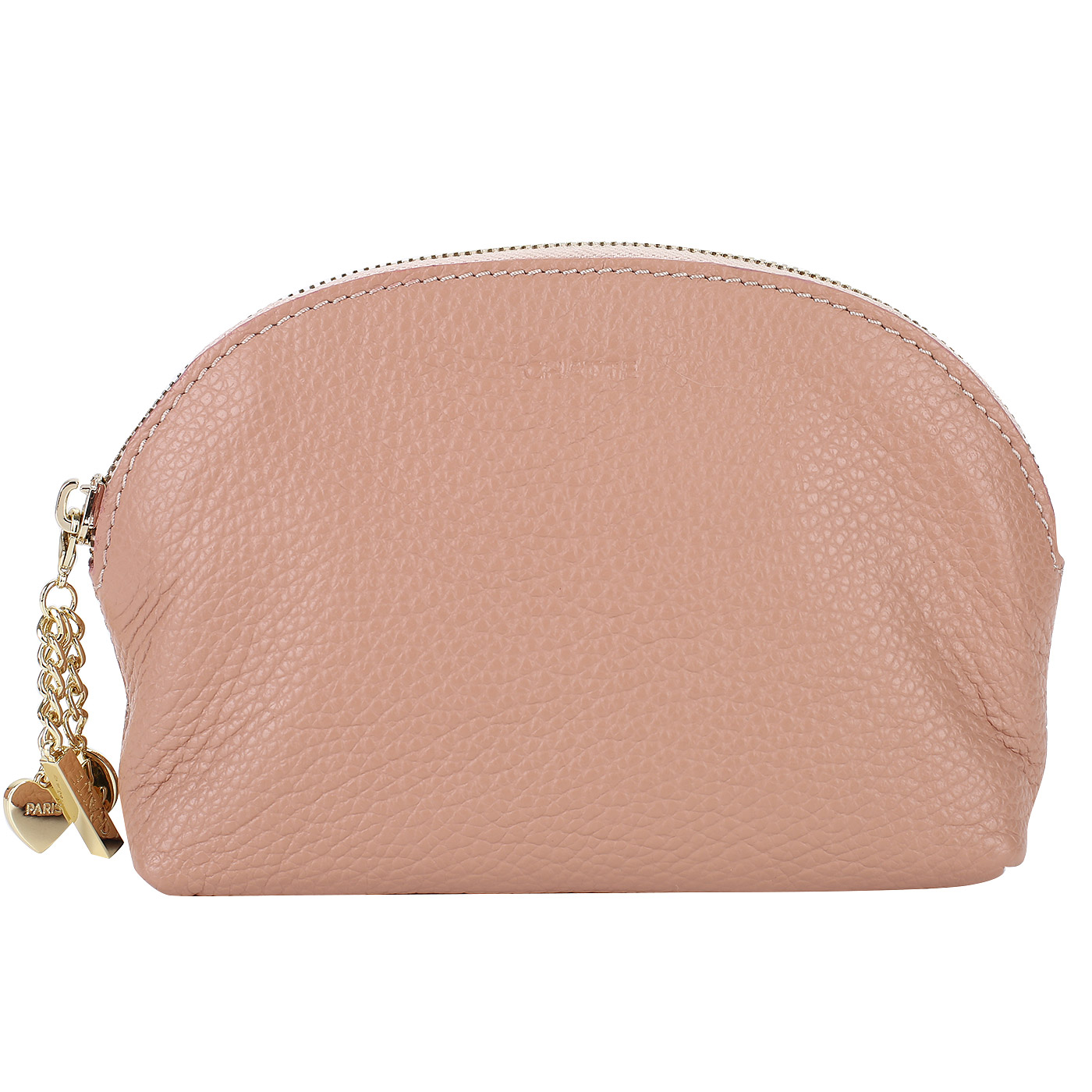 Chatte Кожаная косметичка розового цвета