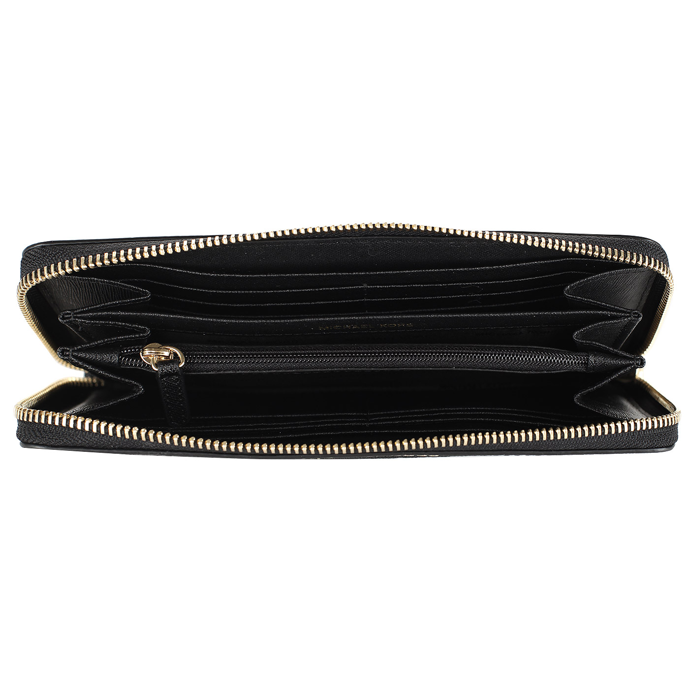 Женское портмоне на молнии из сафьяновой кожи Michael Kors Money Pieces