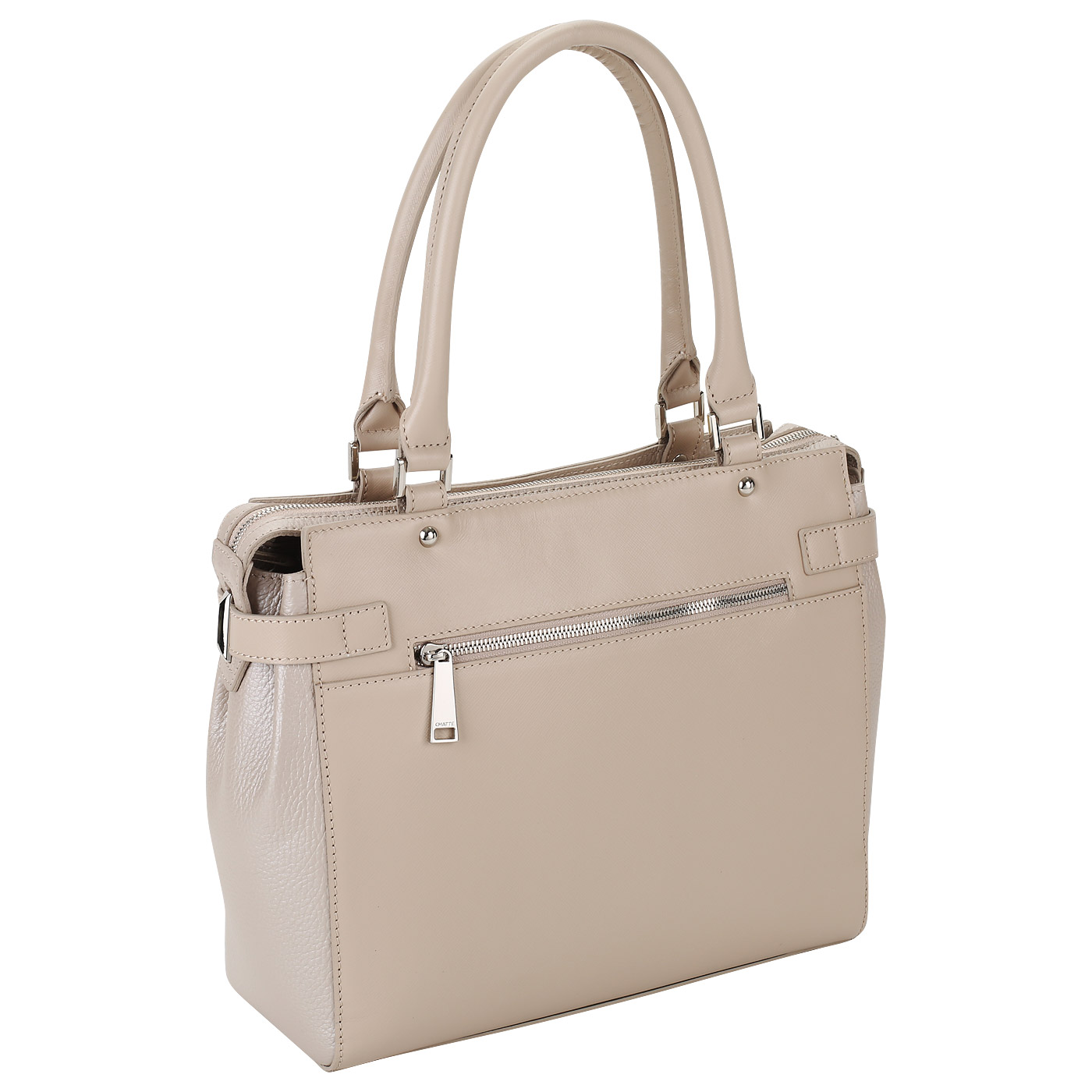 Комбинированная сумка на молнии Chatte 