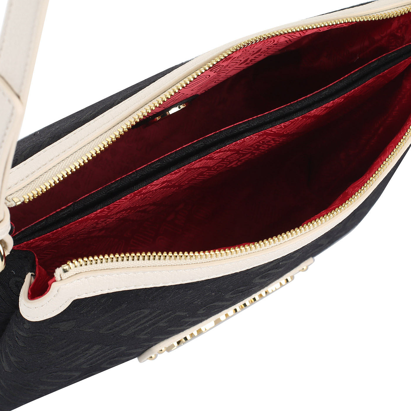 Комбинированная сумка Love Moschino Logo Jacquard