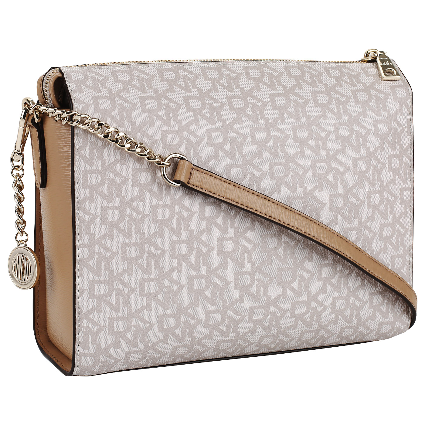 Сумочка с ремешком на цепочке DKNY Coated Logo