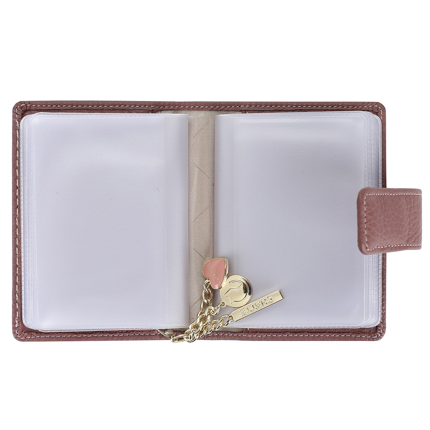 Визитница из кожи Chatte Amelie