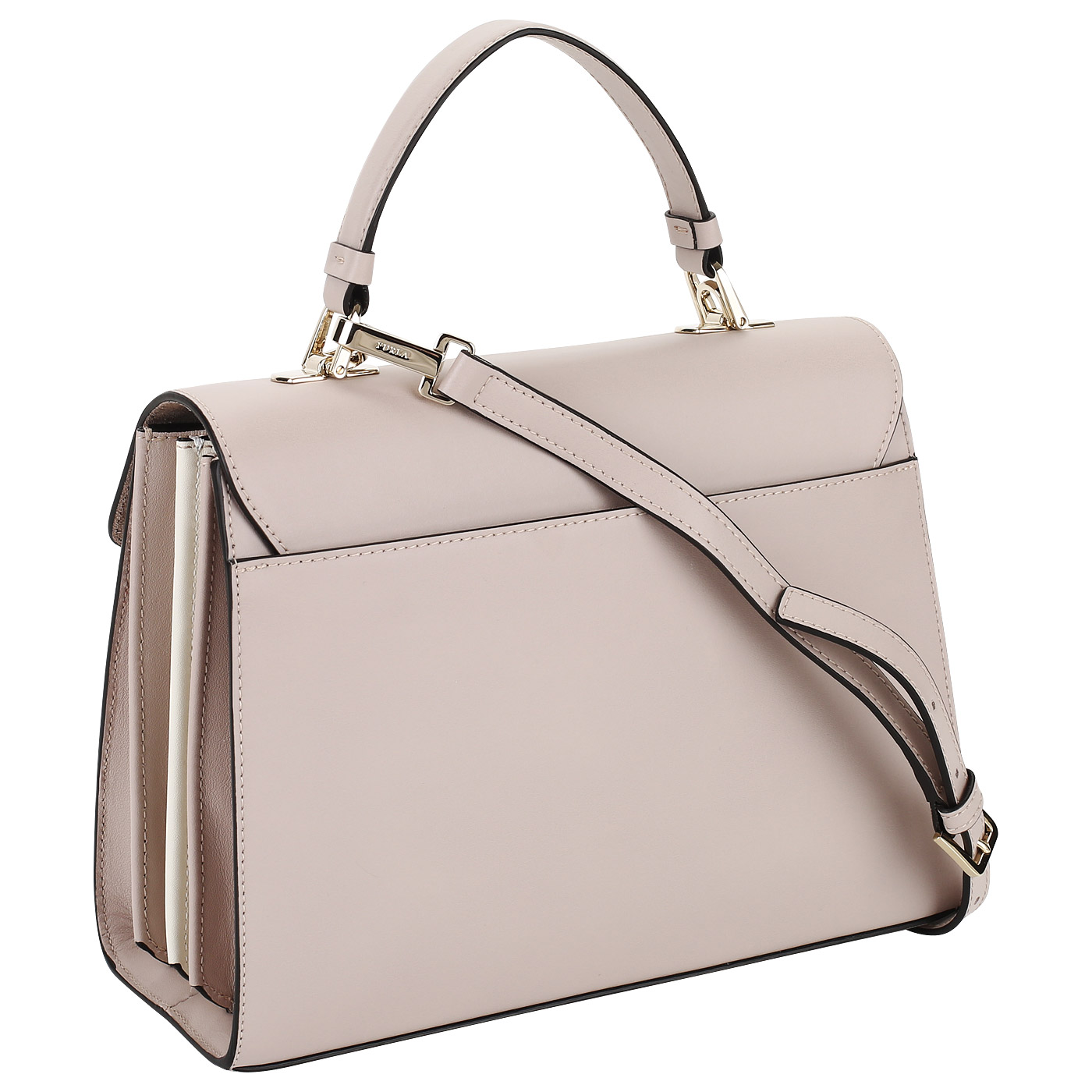 Кожаная сумка-сэтчел Furla Mughetto