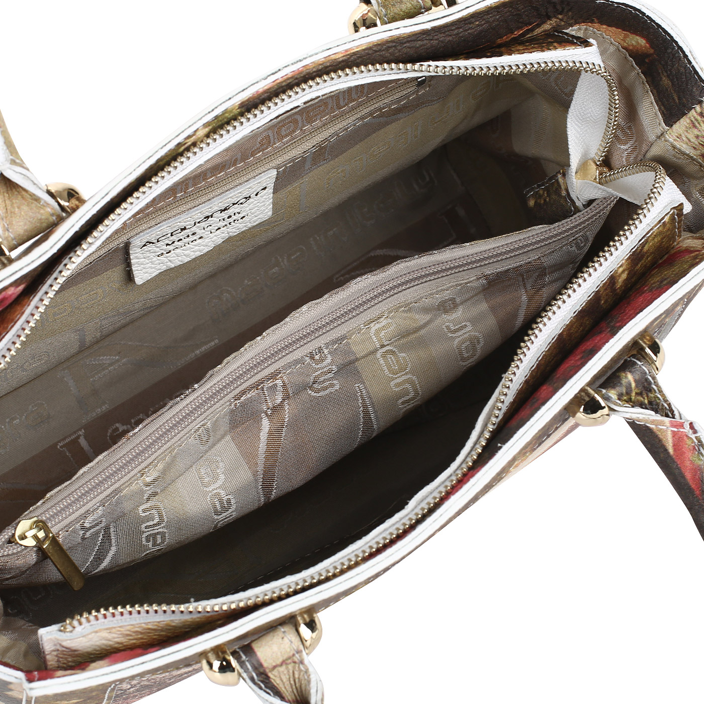 Кожаная сумка с двумя отделениями Acquanegra Amsterdam