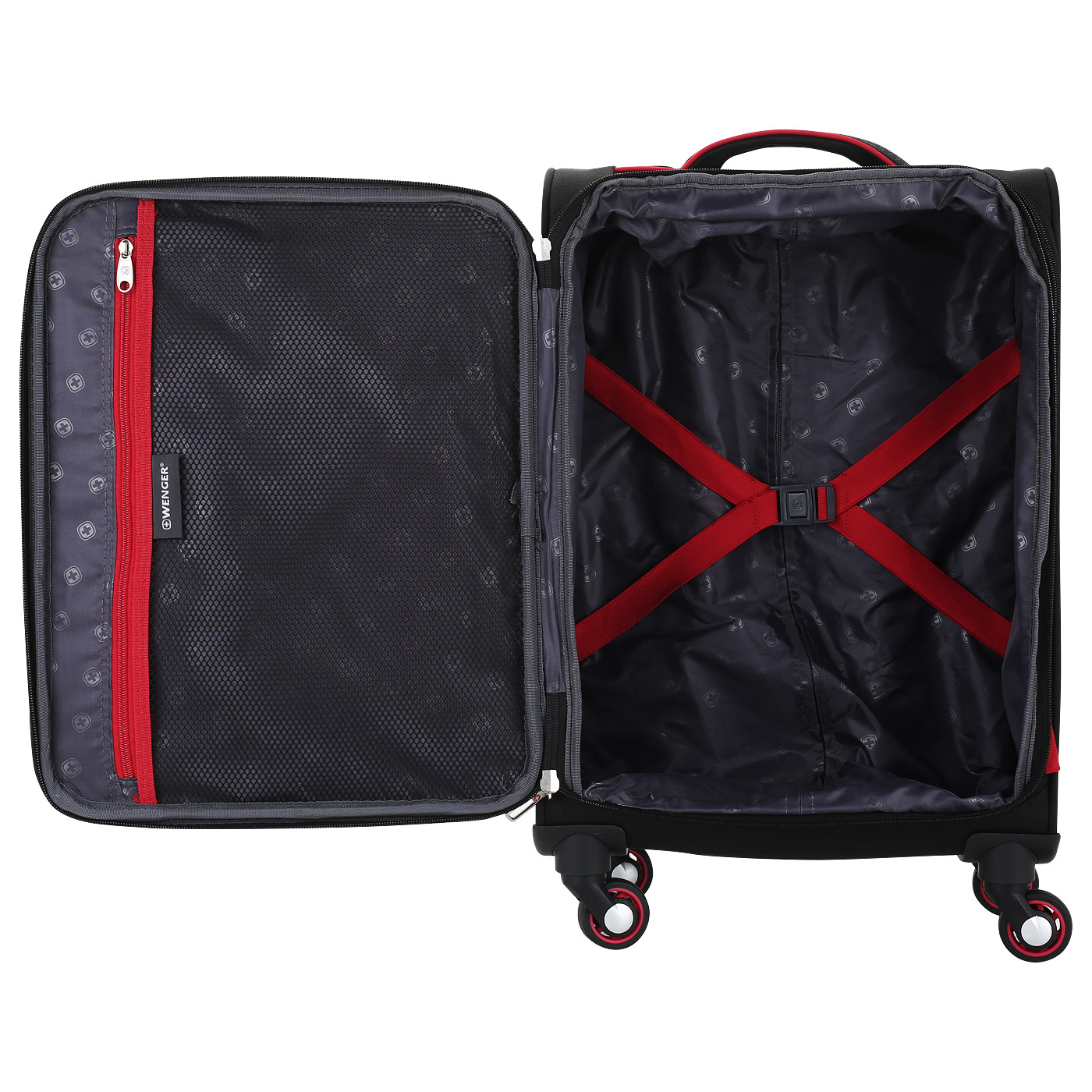 Чемодан маленький S тканевый Wenger Arosa