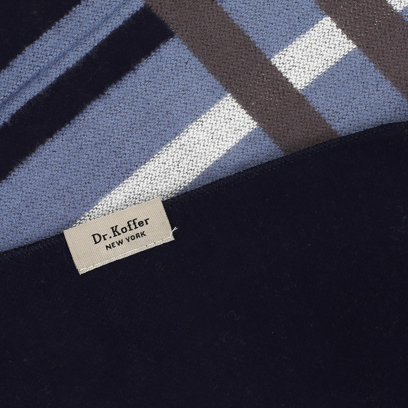 Синий шарф Dr. Koffer 