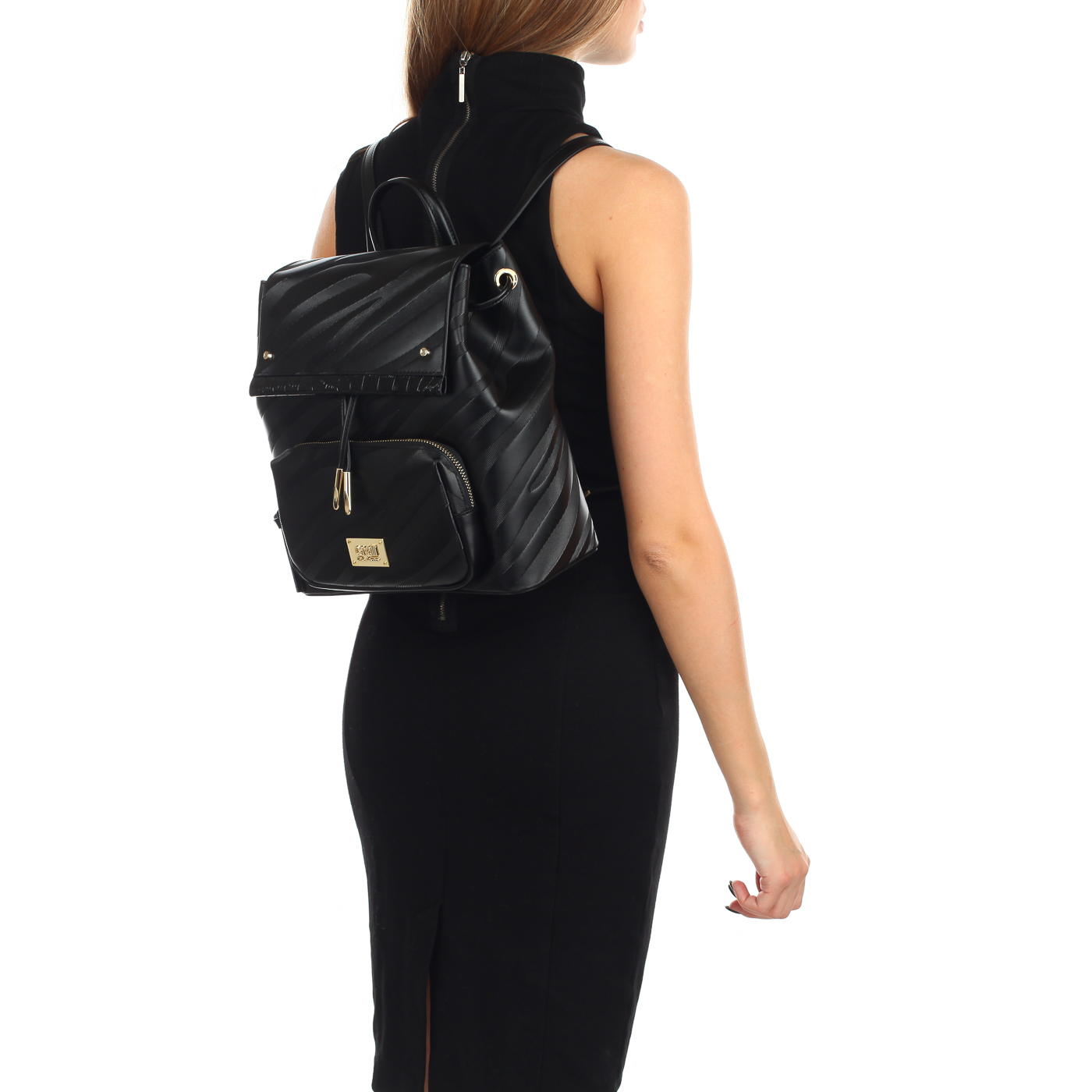 Черный рюкзак Cavalli Class Elda