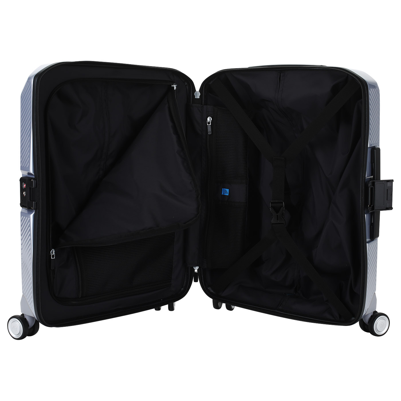 Чемодан для ручной клади из поликарбоната с кодовым замком Piquadro Cubica