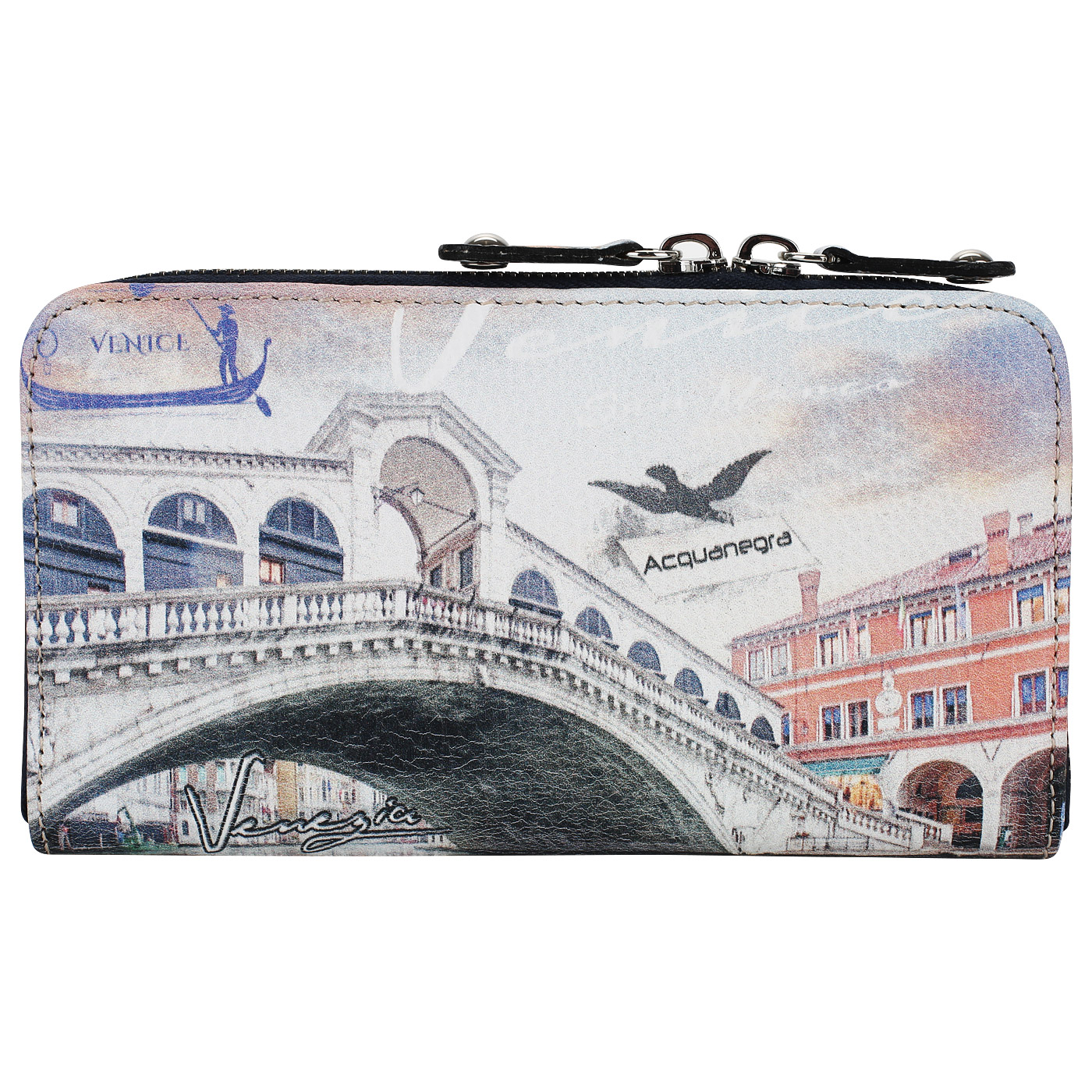 Acquanegra Кошелек из зернистой кожи