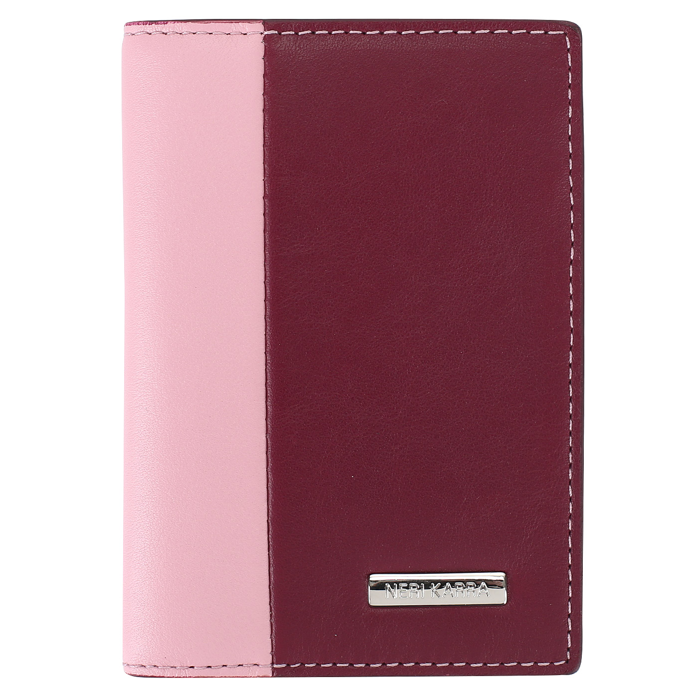 Neri Karra Двухцветная кожная визитница