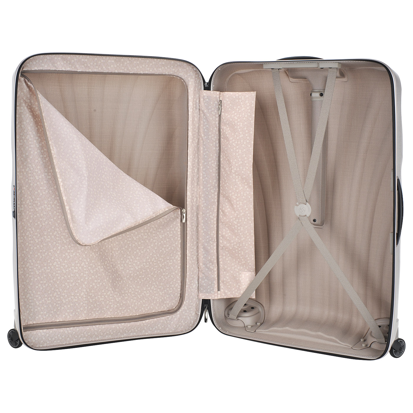 Чемодан очень большой XL из материала Curv с кодовым замком Samsonite Cosmolite