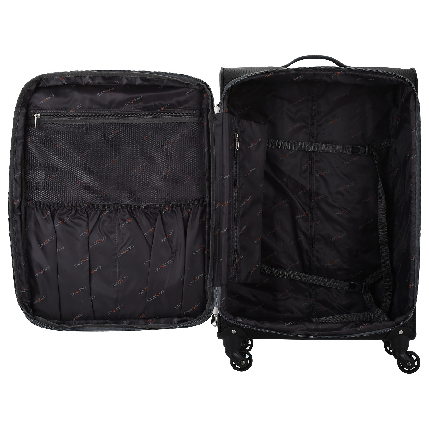 Чемодан средний M тканевый Eberhart Oxygen