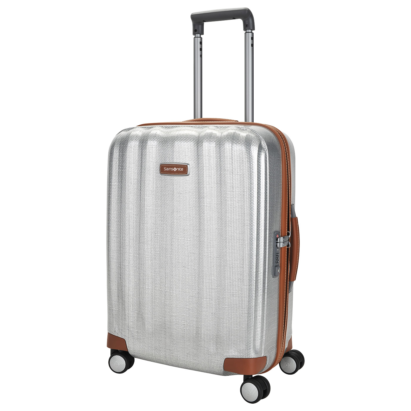 Samsonite Чемодан маленький S из материала Curv с кодовым замком