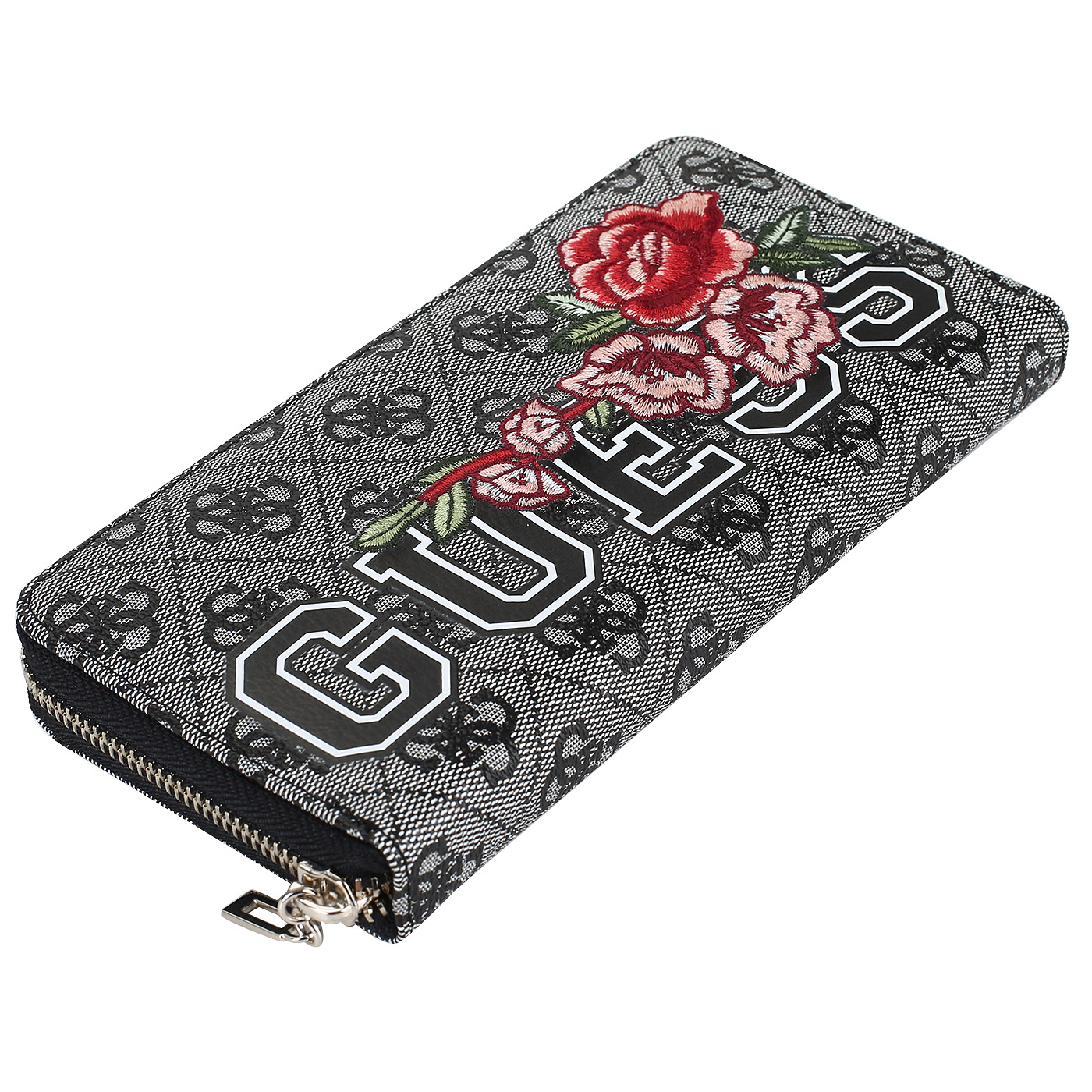 Кошелек на молнии с вышивкой Guess Vikky