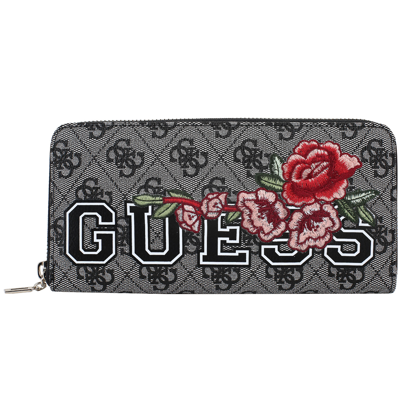 Guess Кошелек на молнии с вышивкой