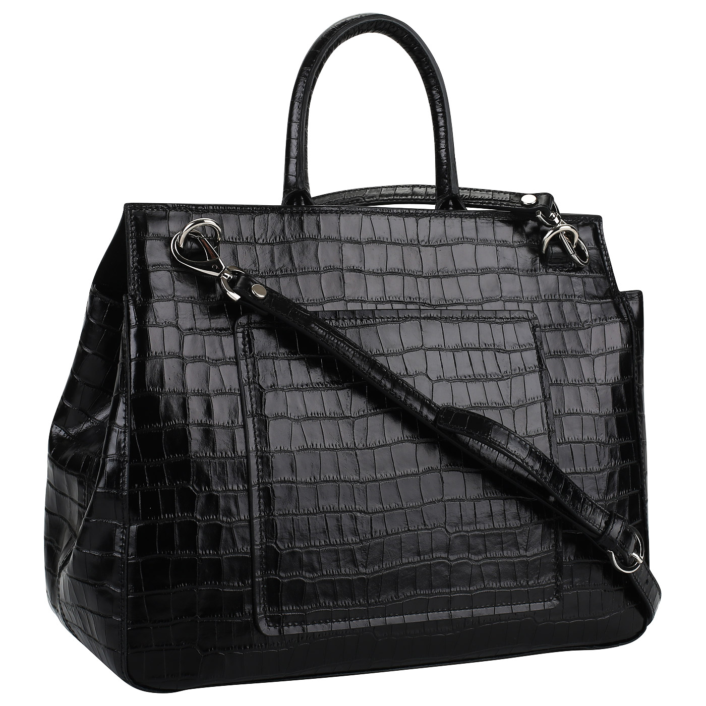 Кожаная сумка с отделкой Roberta Gandolfi Linguine Cocco