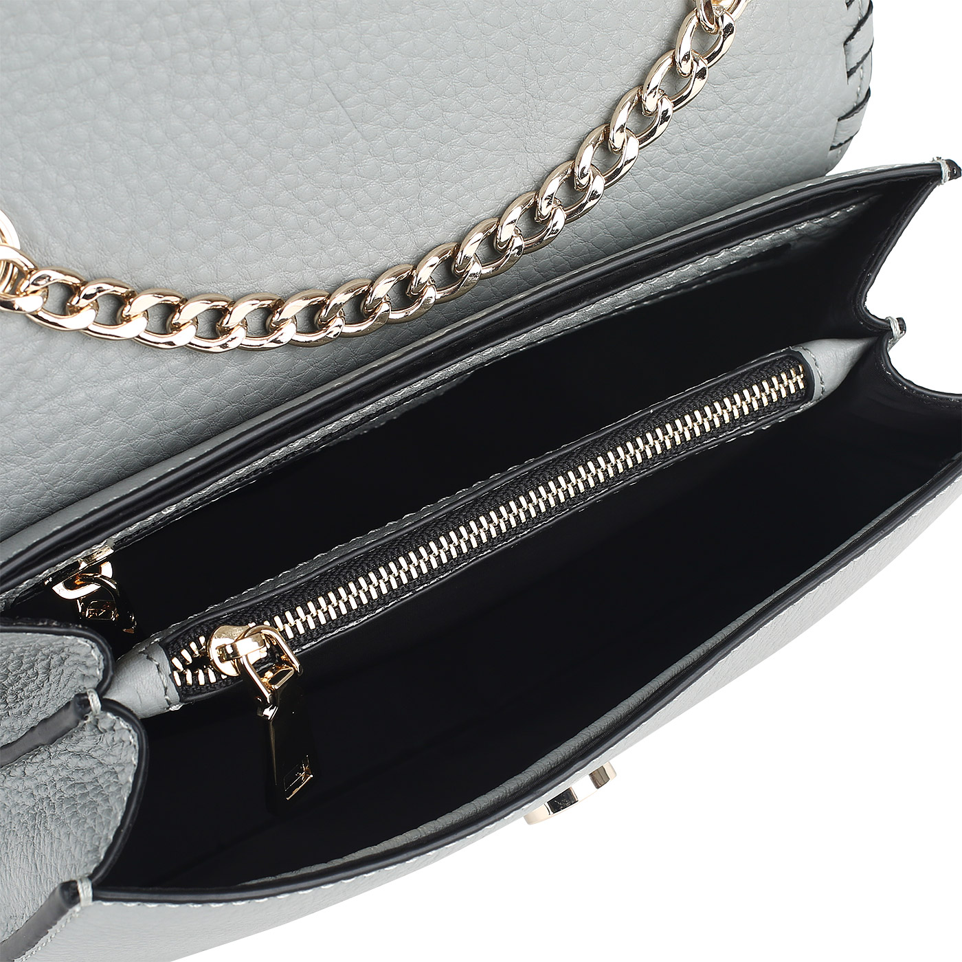 Кожаная сумка с цепочкой Tosca Blu Peonia