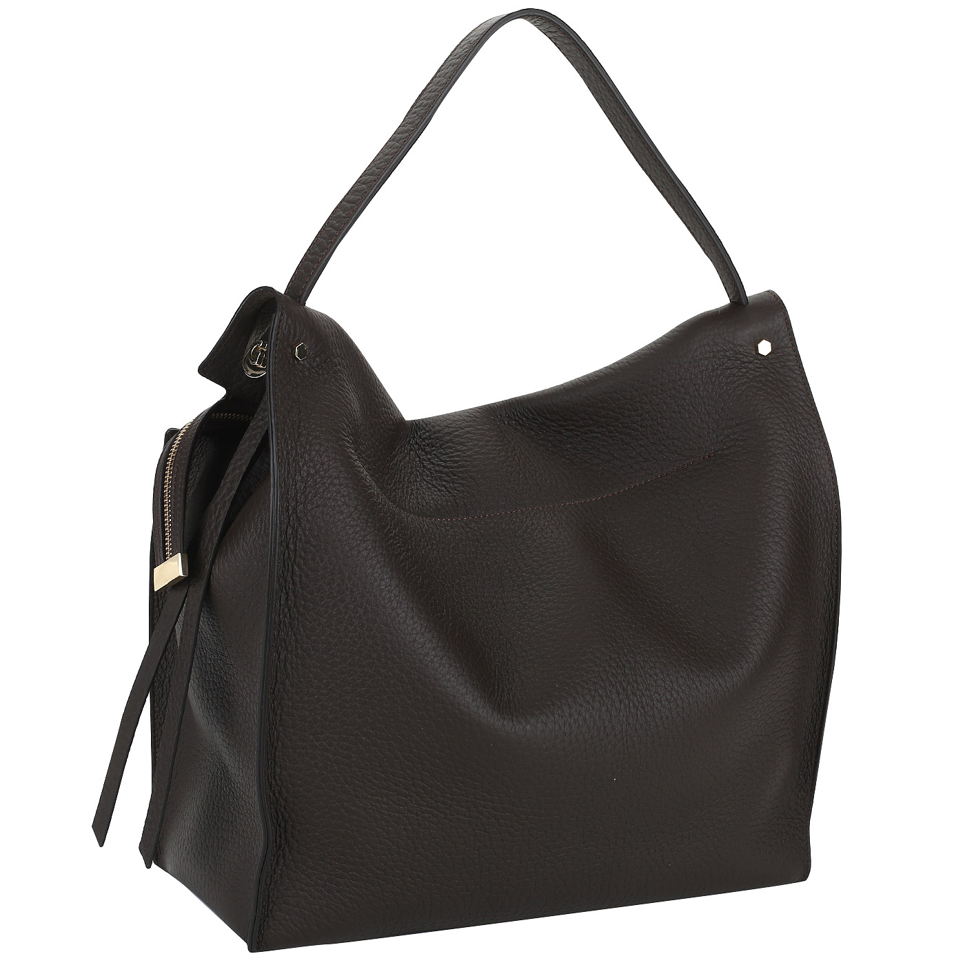 Вместительная сумка из мягкой кожи Gironacci 