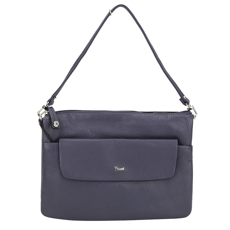 Bruno Rossi Женская кожаная сумка через плечо