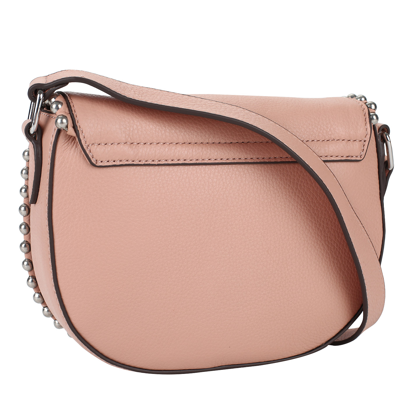 Женская сумочка-седло из кожи Love Moschino Pallina