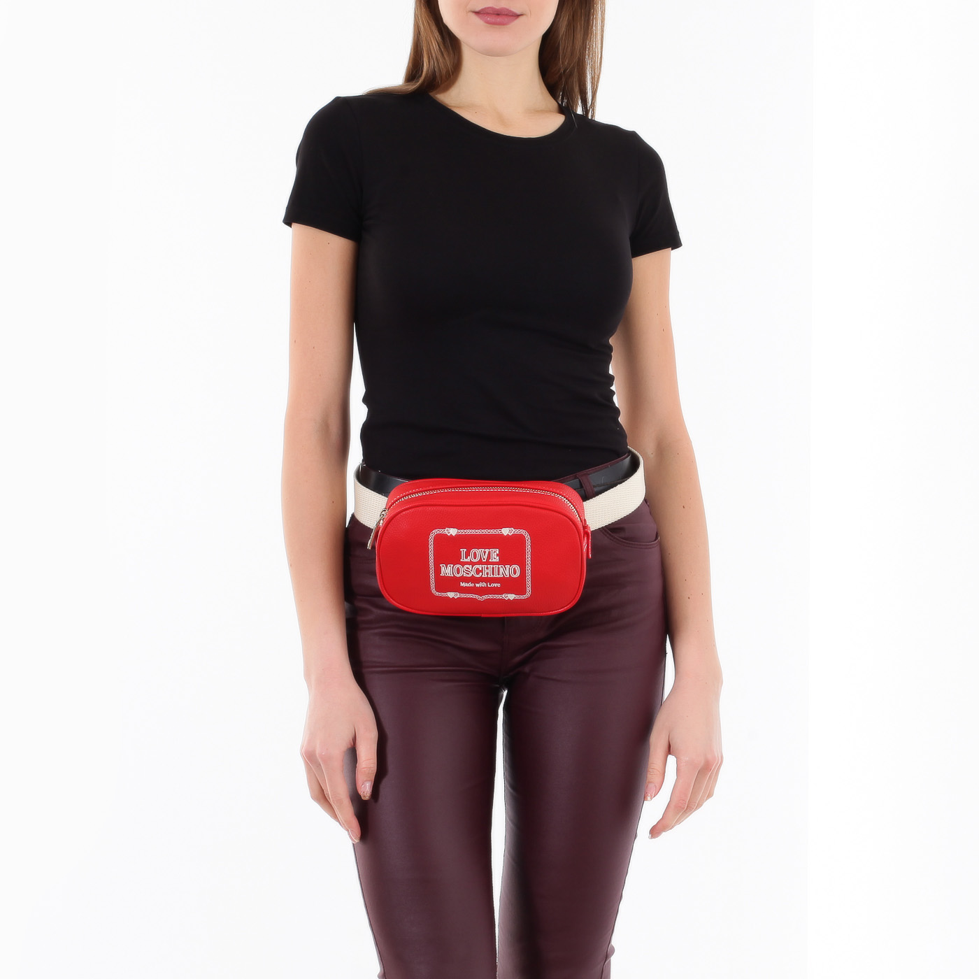 Поясная сумочка Love Moschino Made with Love