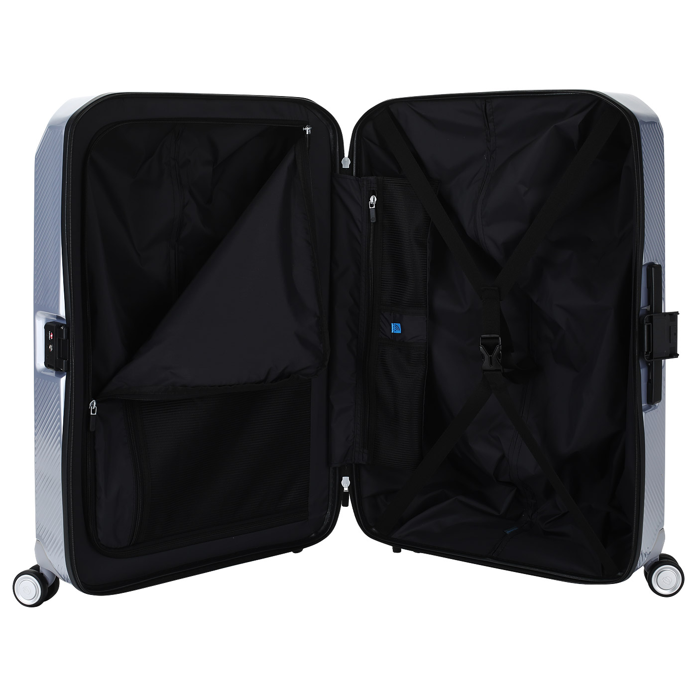 Чемодан средний M из поликарбоната с кодовым замком Piquadro Cubica