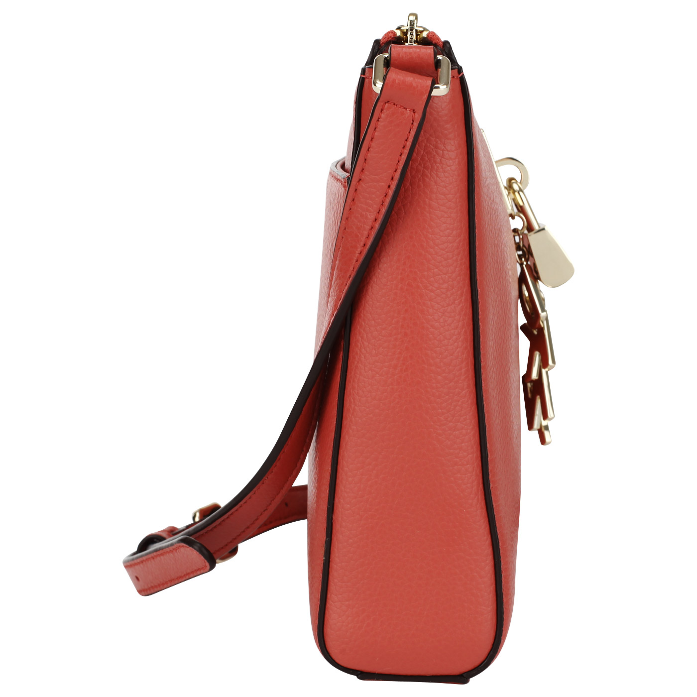 Кожаная сумочка через плечо DKNY Elissa