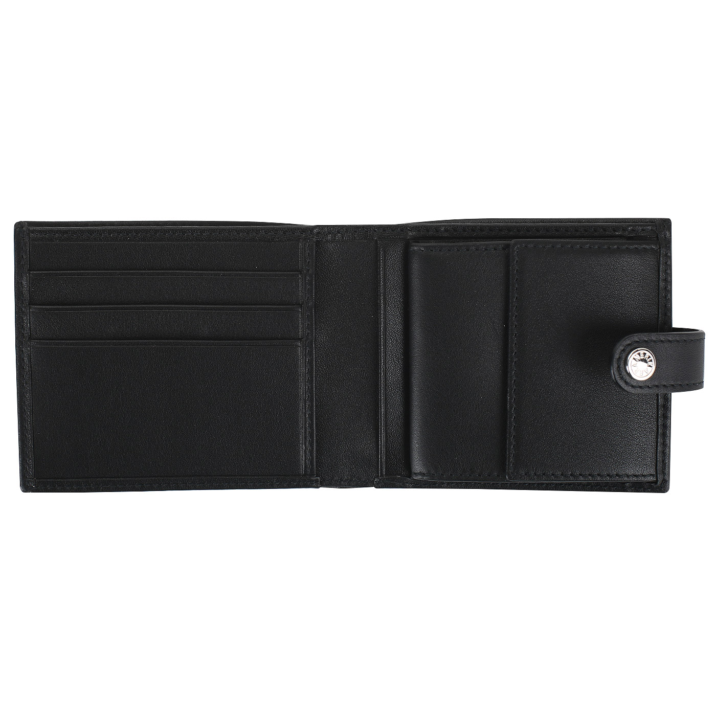 Кожаное портмоне на кнопке Neri Karra 