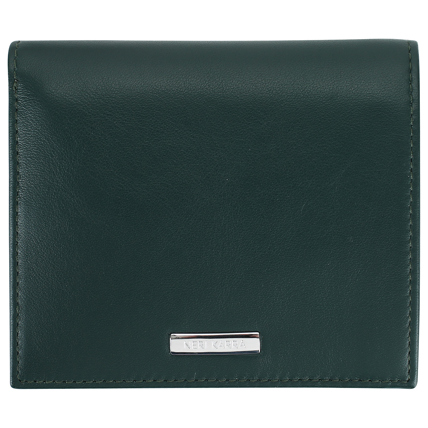 Neri Karra Зеленый кожаный кошелек