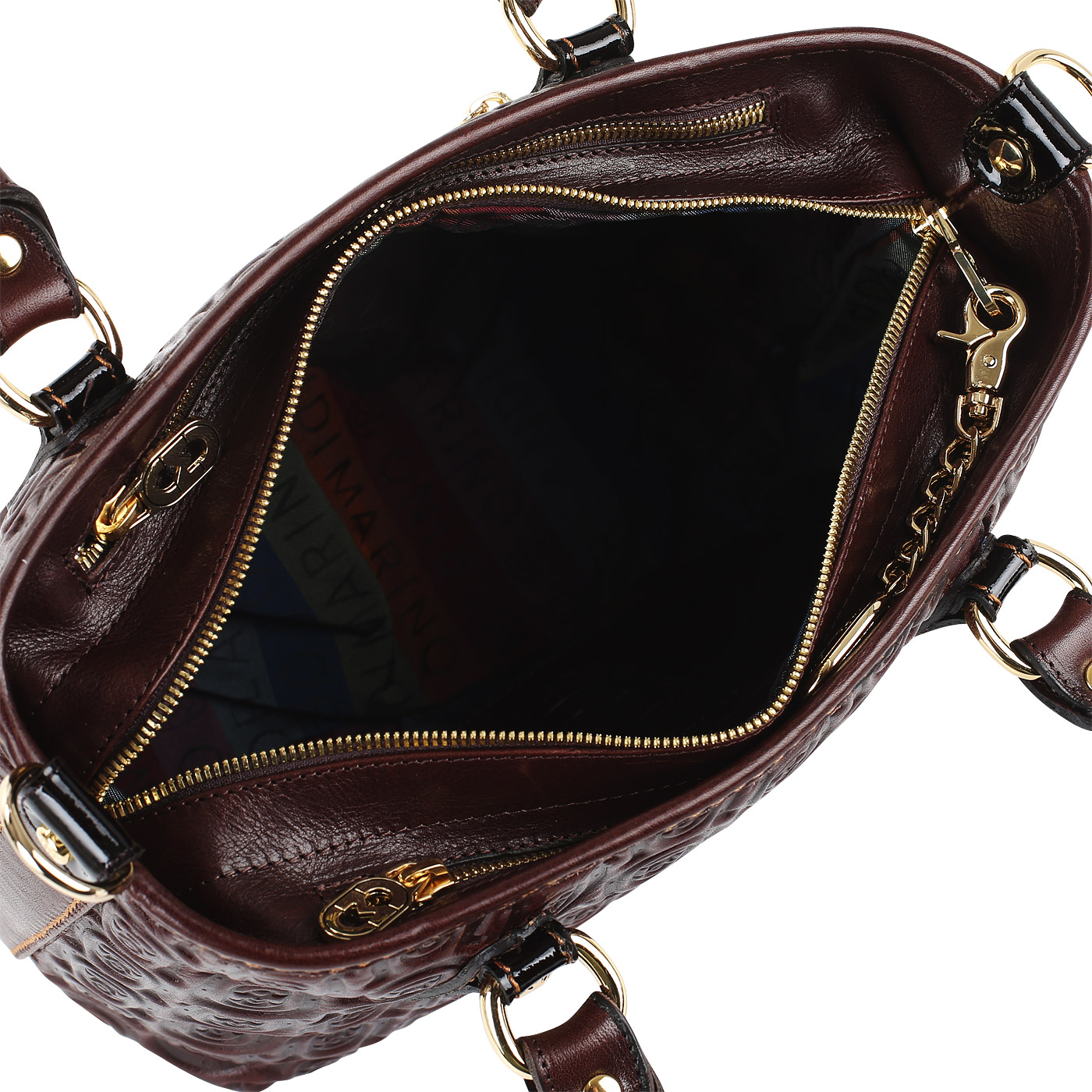 Сумка из коричневой кожи Marino Orlandi 