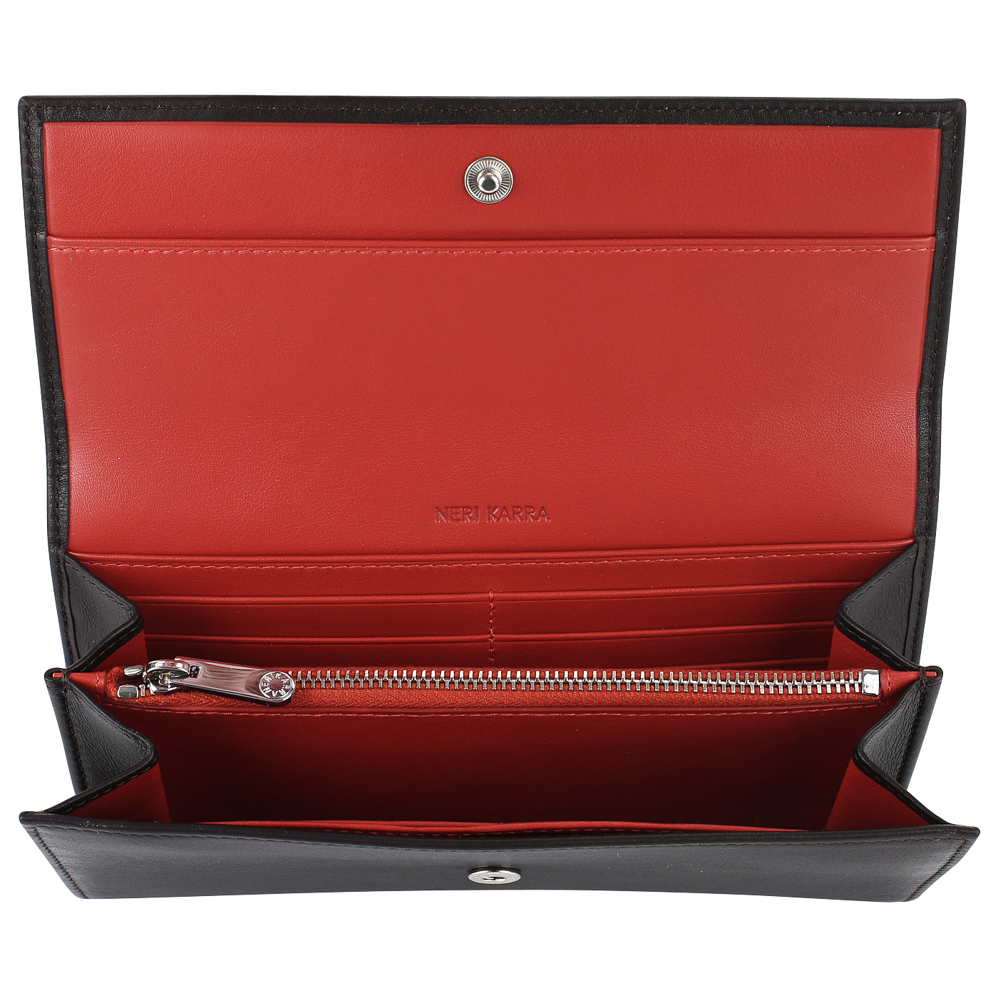 Портмоне из гладкой кожи Neri Karra 