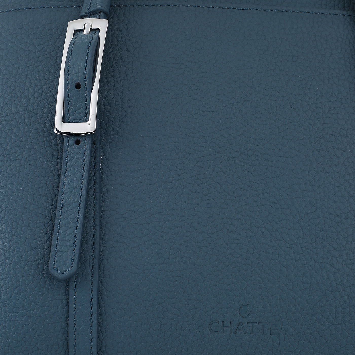 Кожаная сумка с ручками и ремешком Chatte 