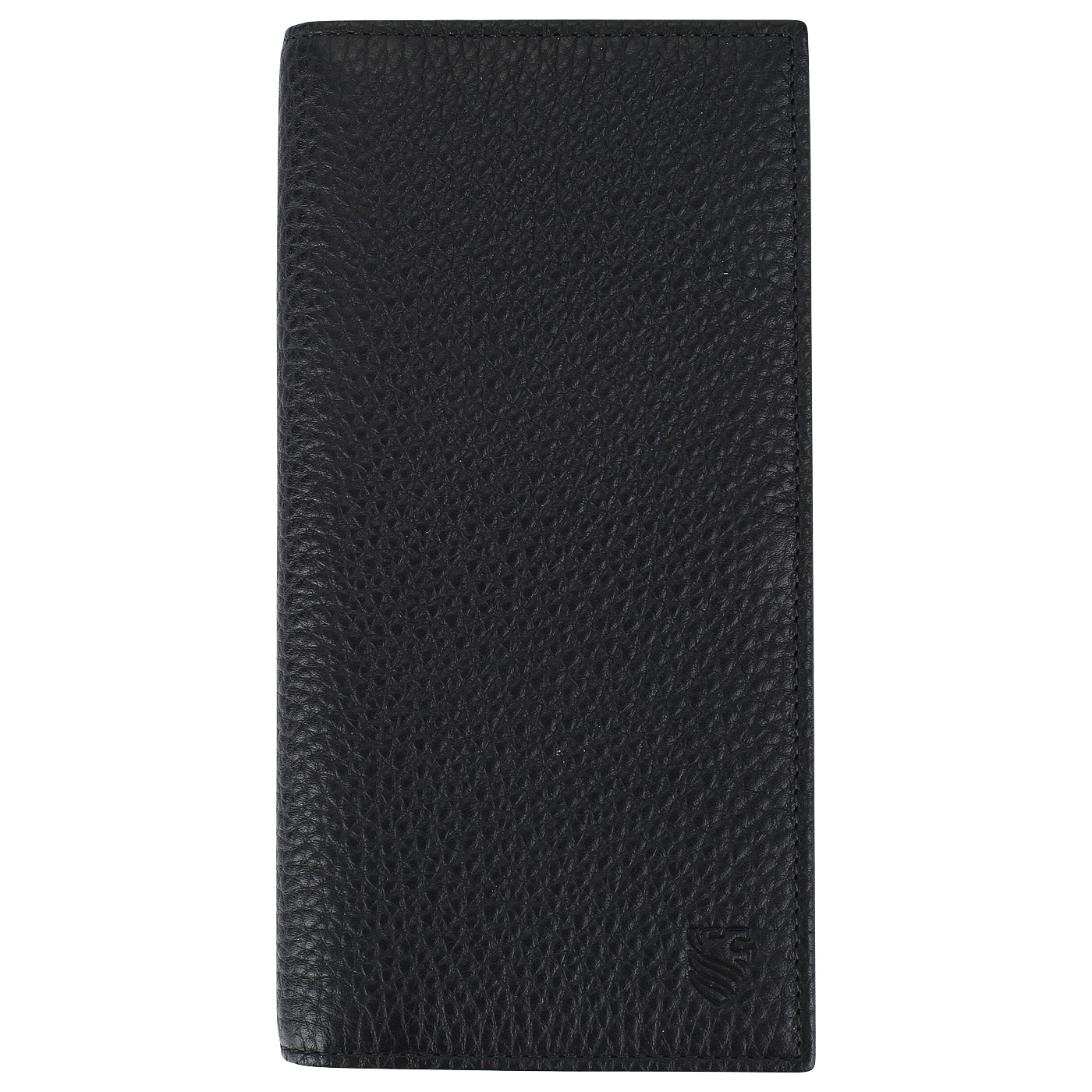 Mayrhoff Черное кожаное портмоне без застежки