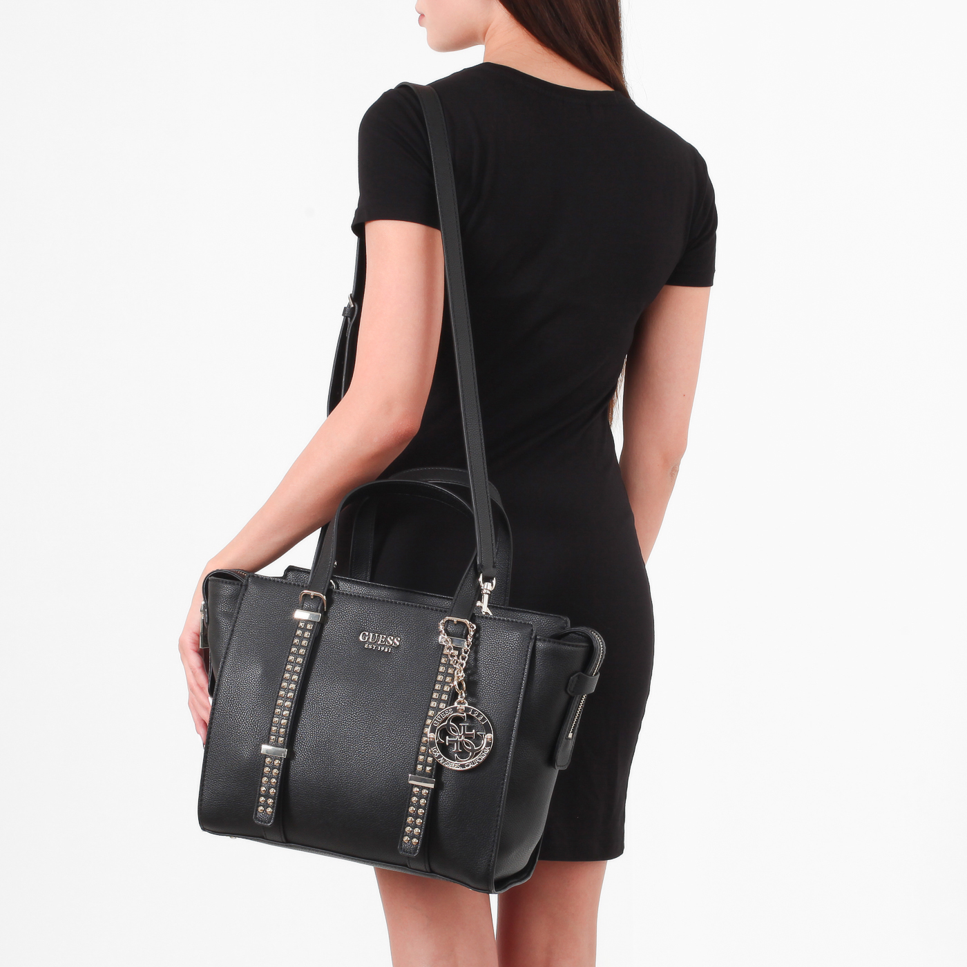 Сумка-трапеция на молнии Guess Eileen