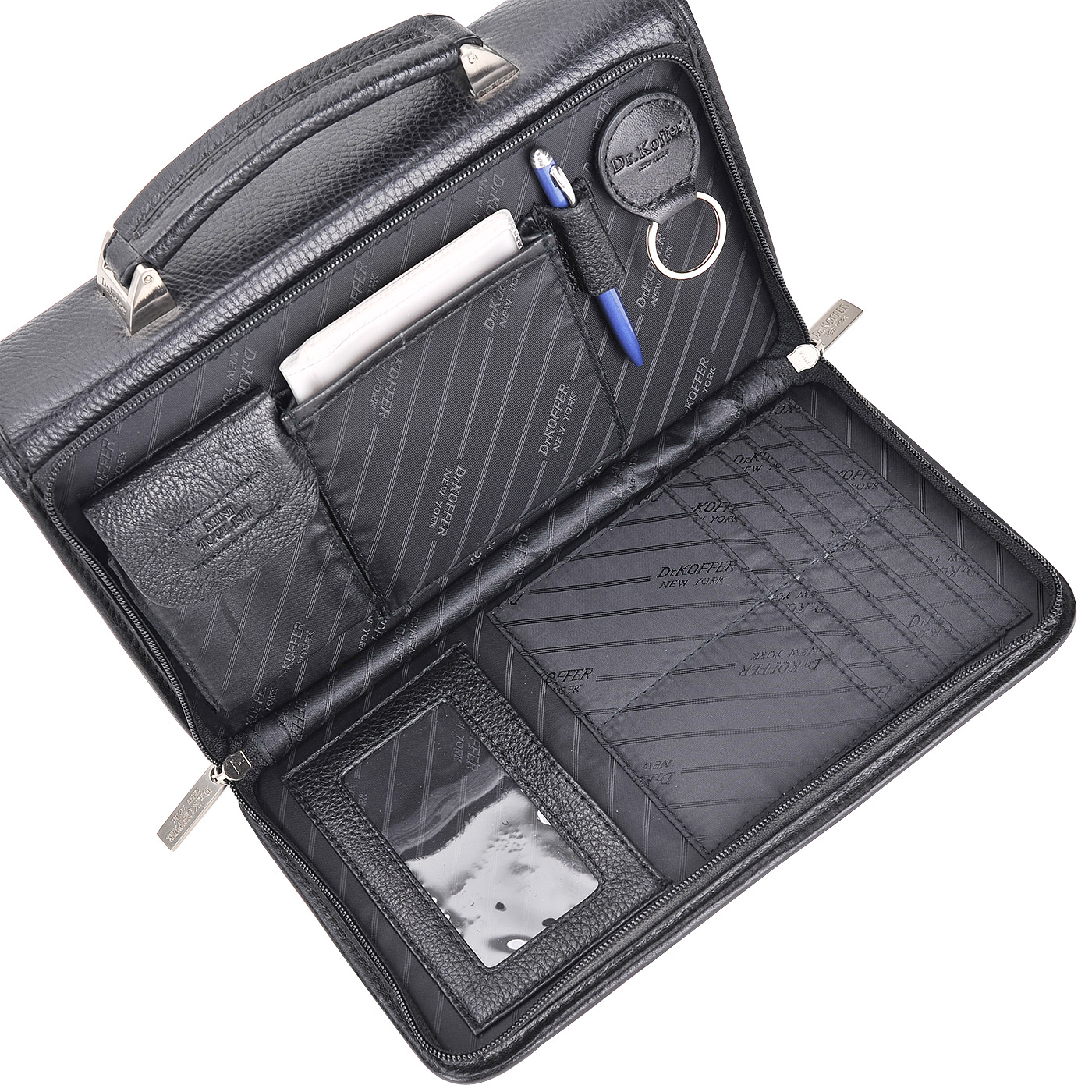 Мужская кожаная барсетка Dr. Koffer 