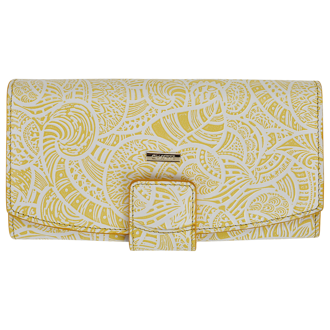 Chatte Кошелек с желтым тиснением