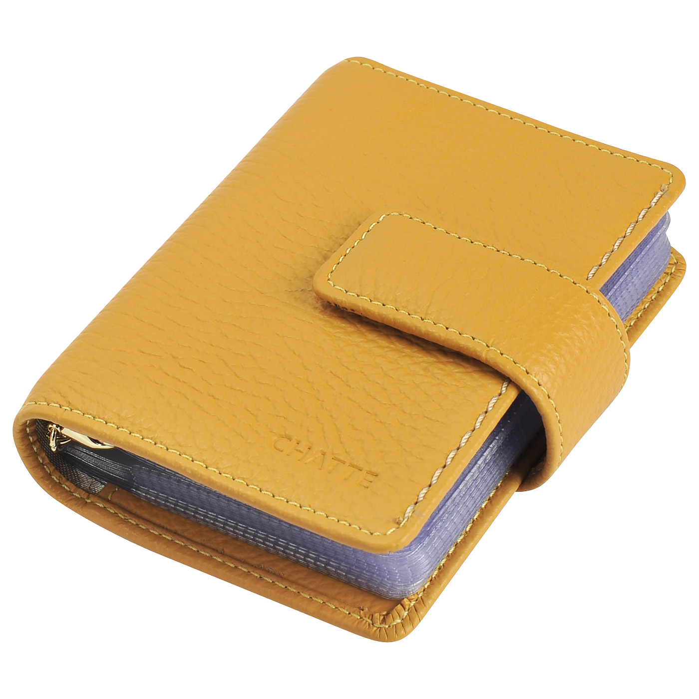 Женская визитница из натуральной кожи Chatte 