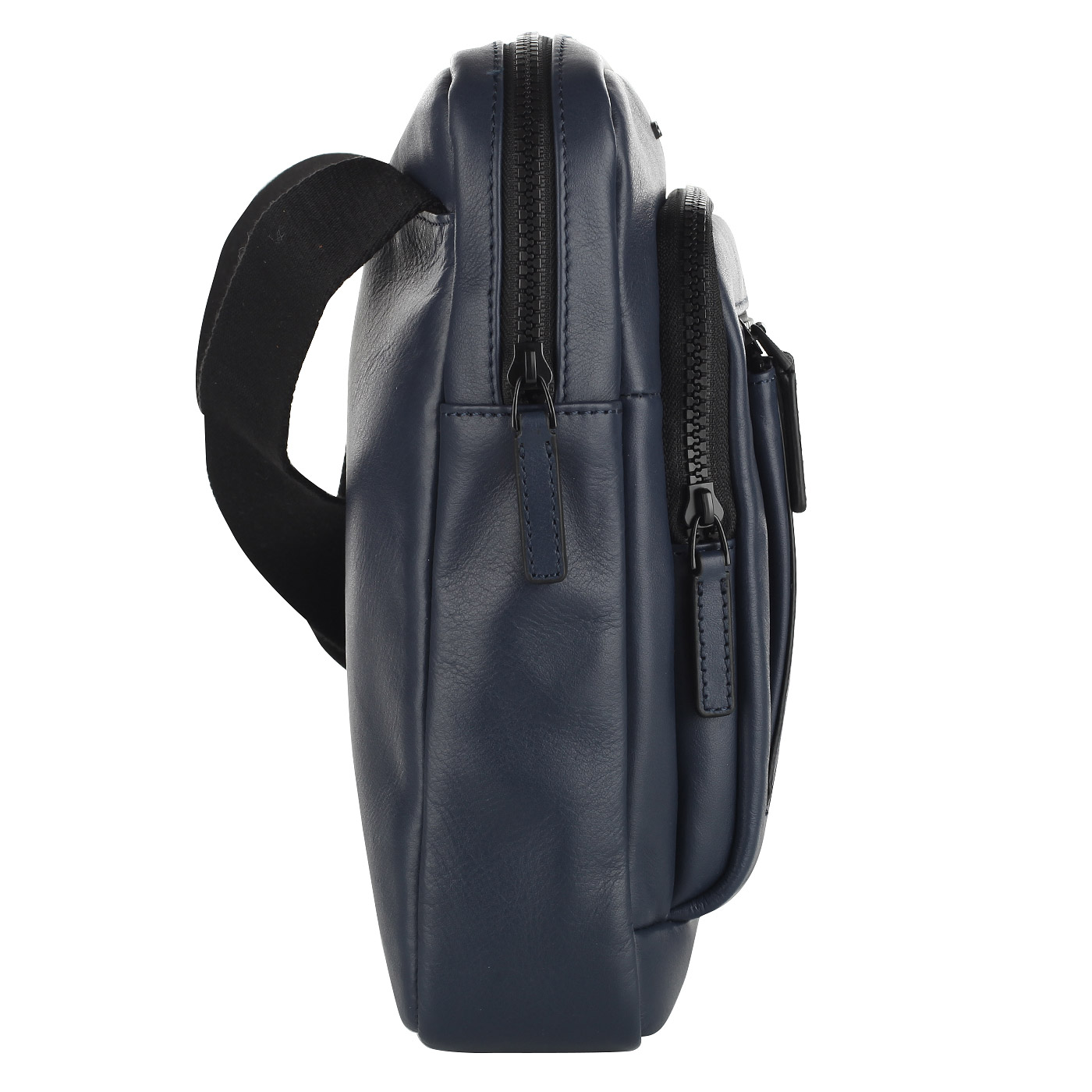 Мужская сумка-планшет из синей кожи Piquadro Setebos