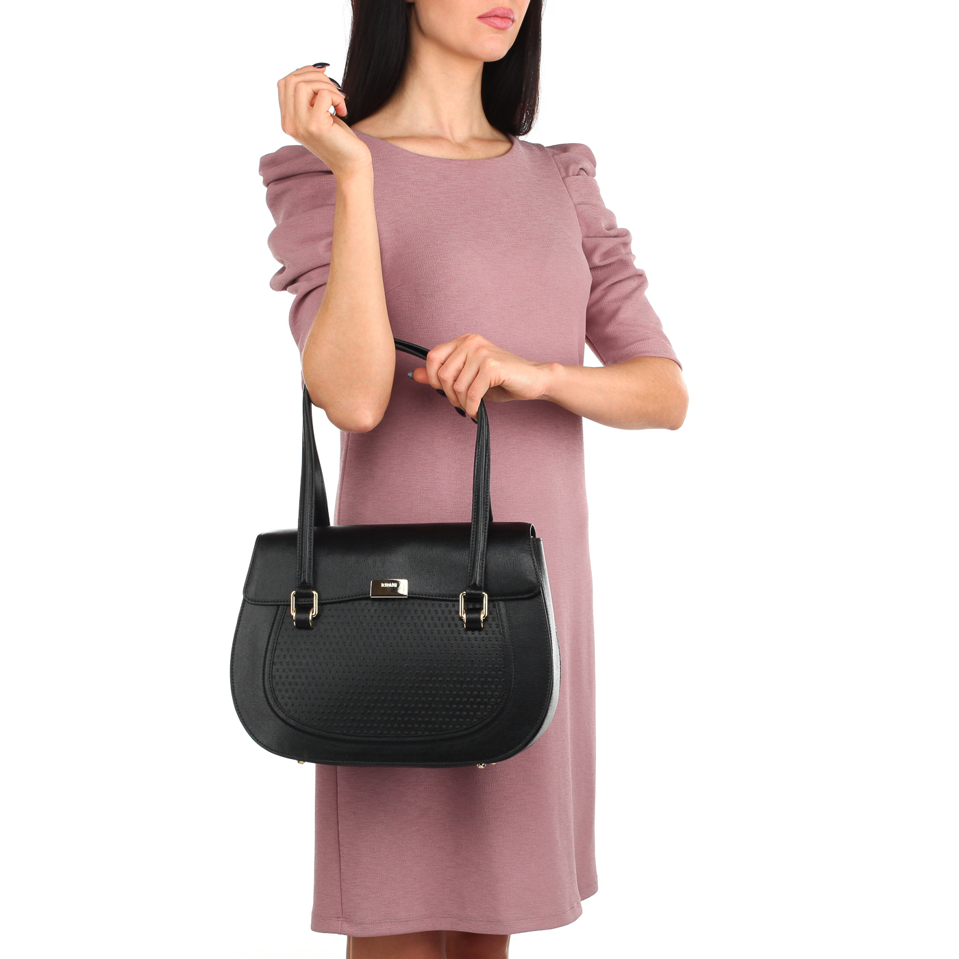 Сумка-седло из сафьяна Ripani Califfa