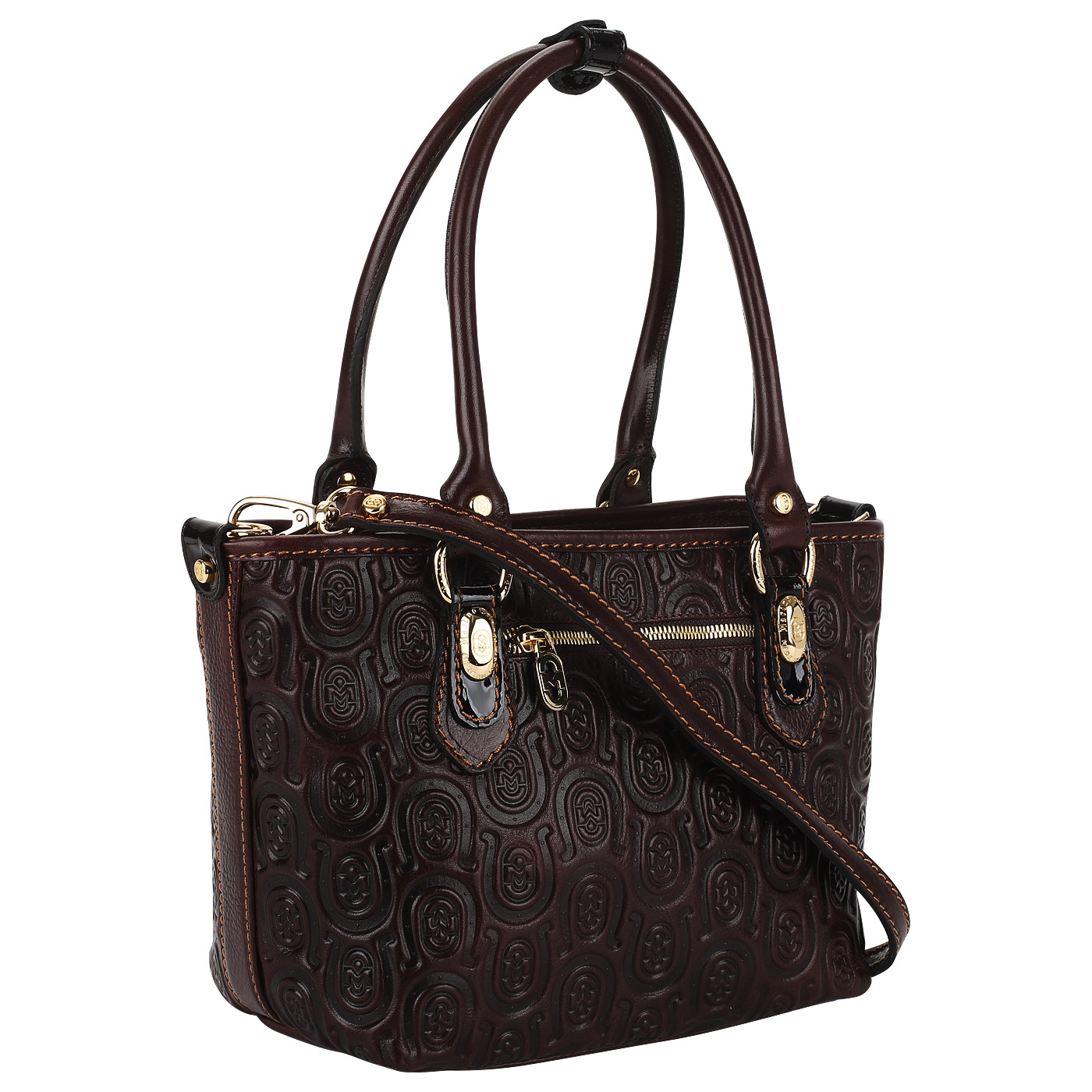 Сумка из коричневой кожи Marino Orlandi 