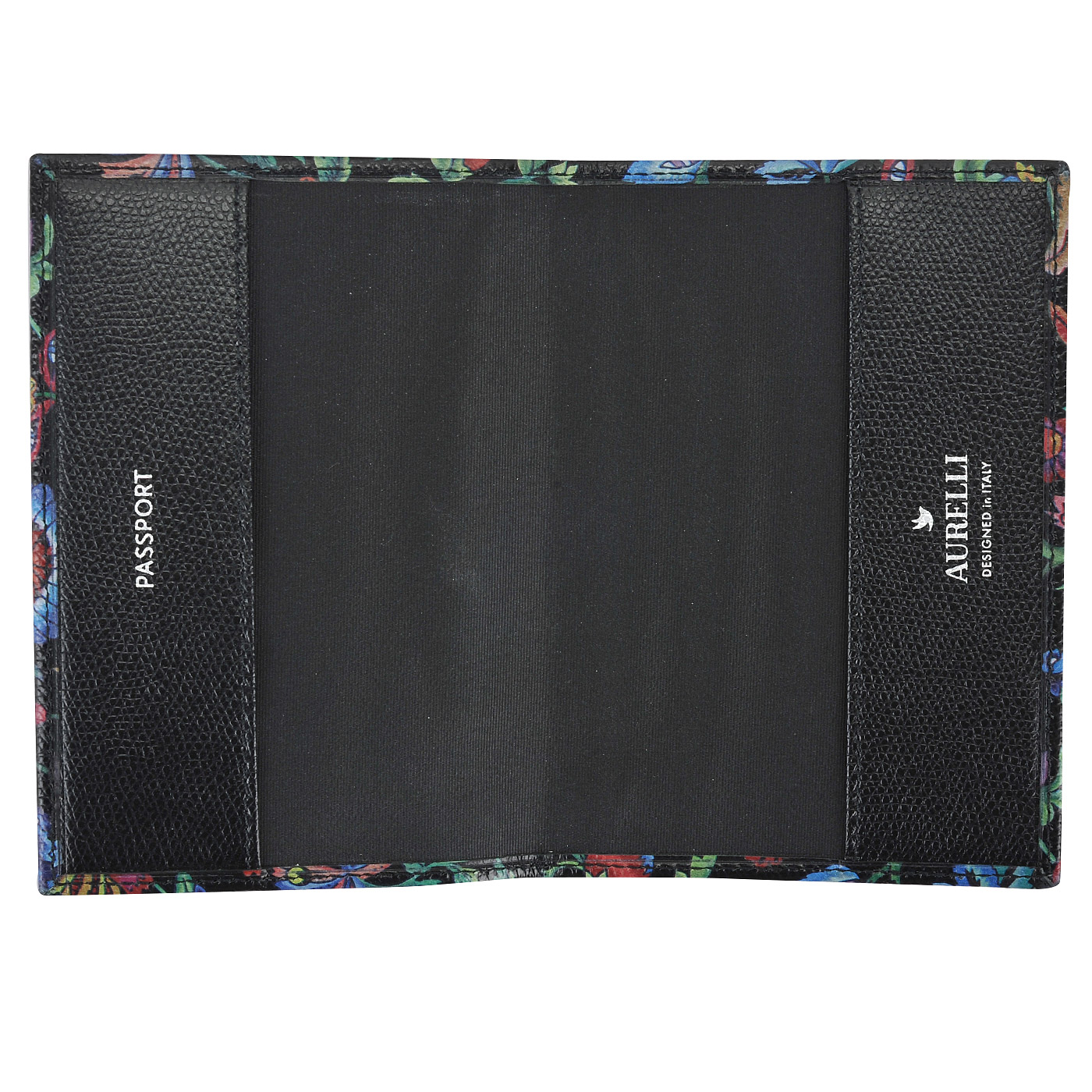 Кожаная обложка для паспорта Aurelli Alma fiore