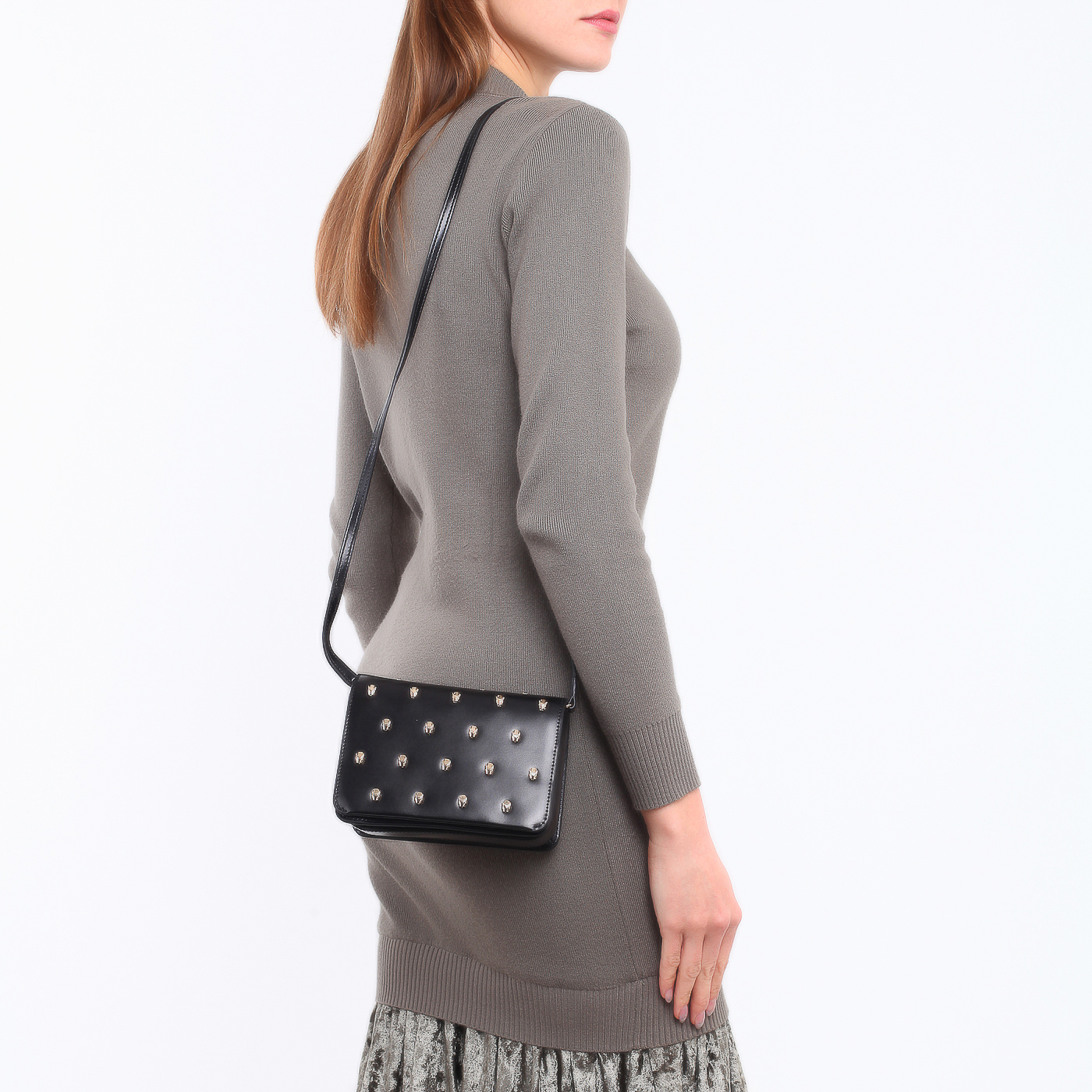 Сумочка с поясным и плечевым ремнями Cavalli Class Belt bag