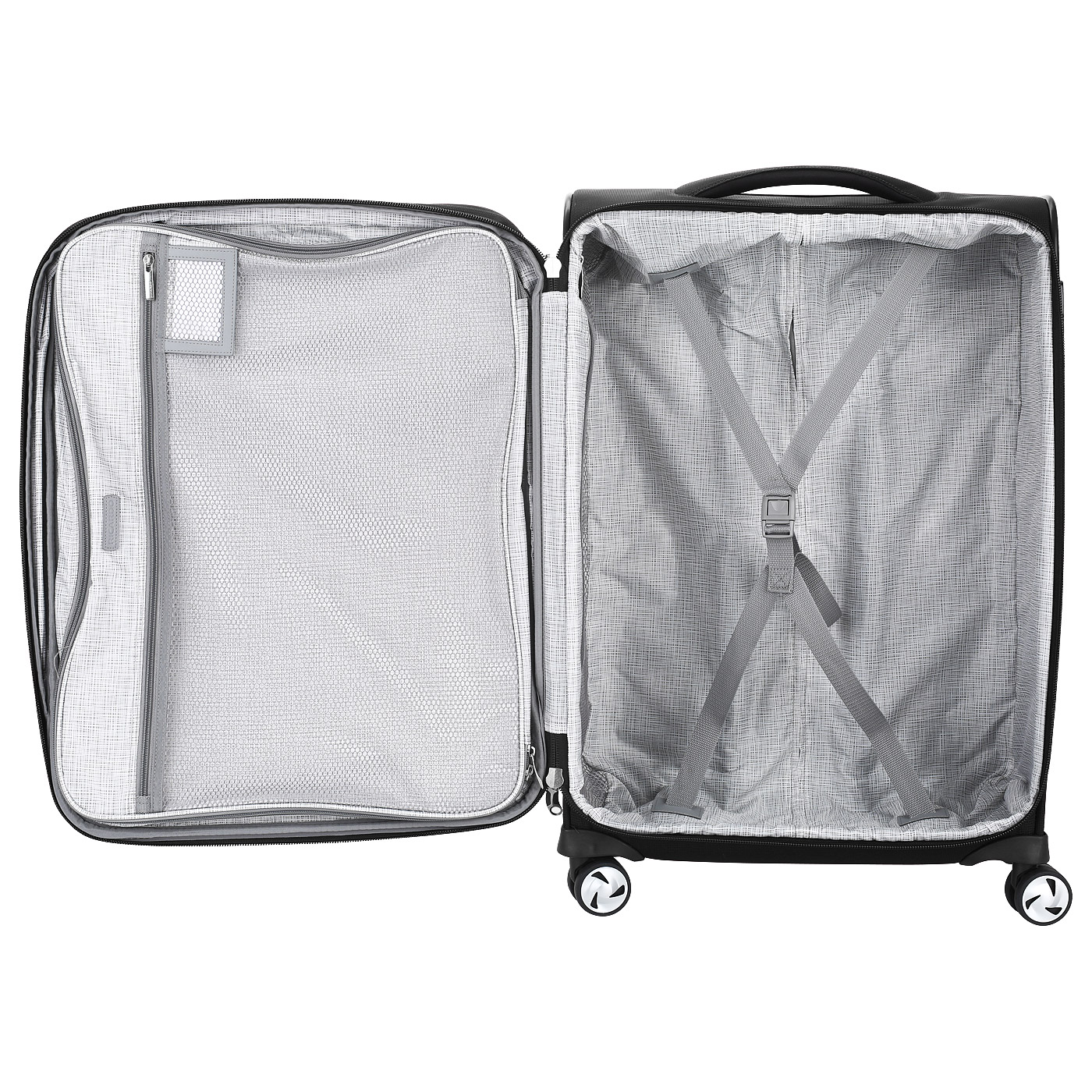 Чемодан большой L тканевый с кодовым замком Ricardo Seahaven