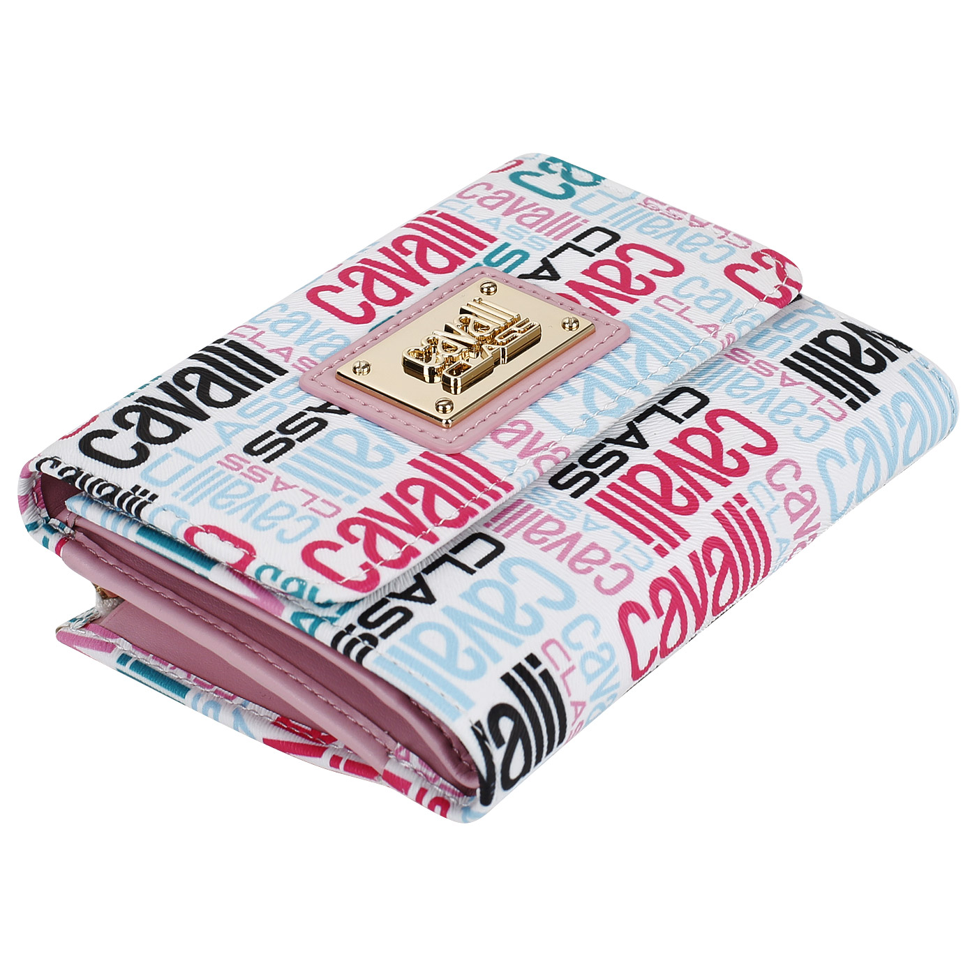 Портмоне с принтом Cavalli Class Spring Signature