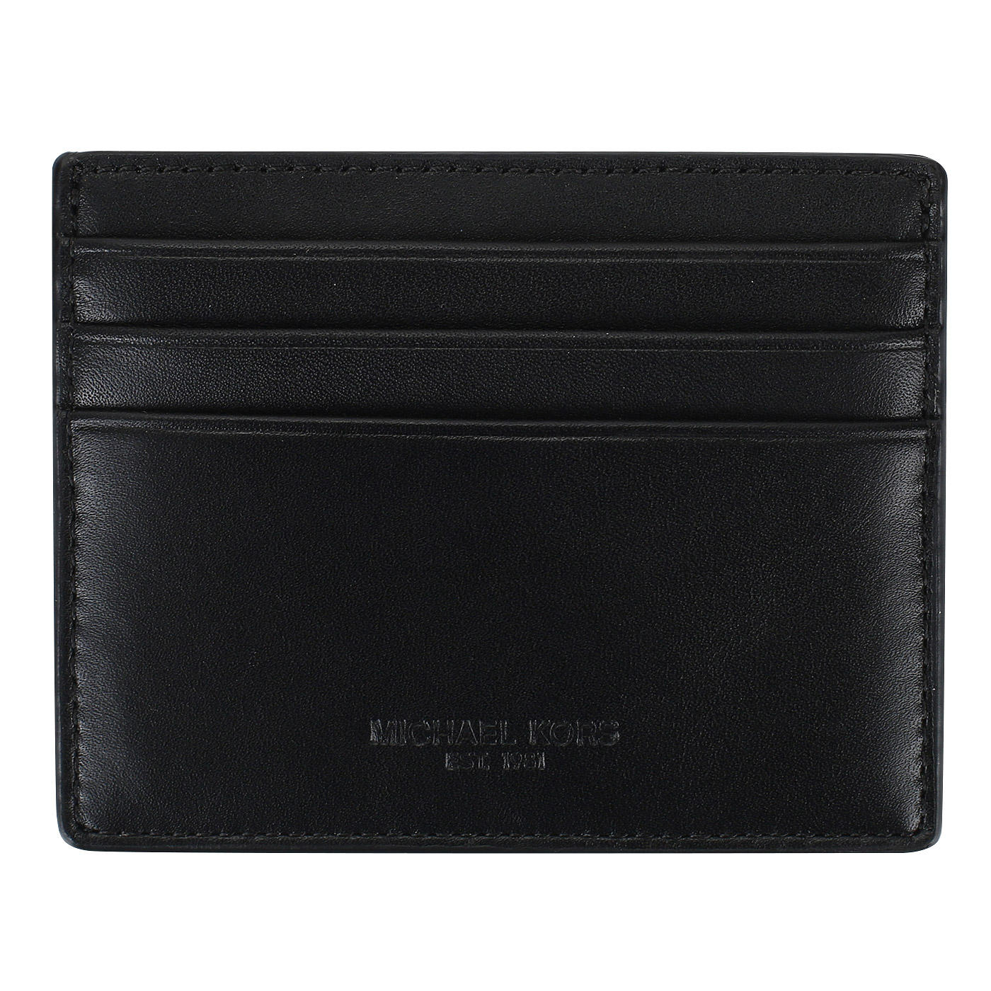 Michael Kors Men Черная мужская визитница из кожи
