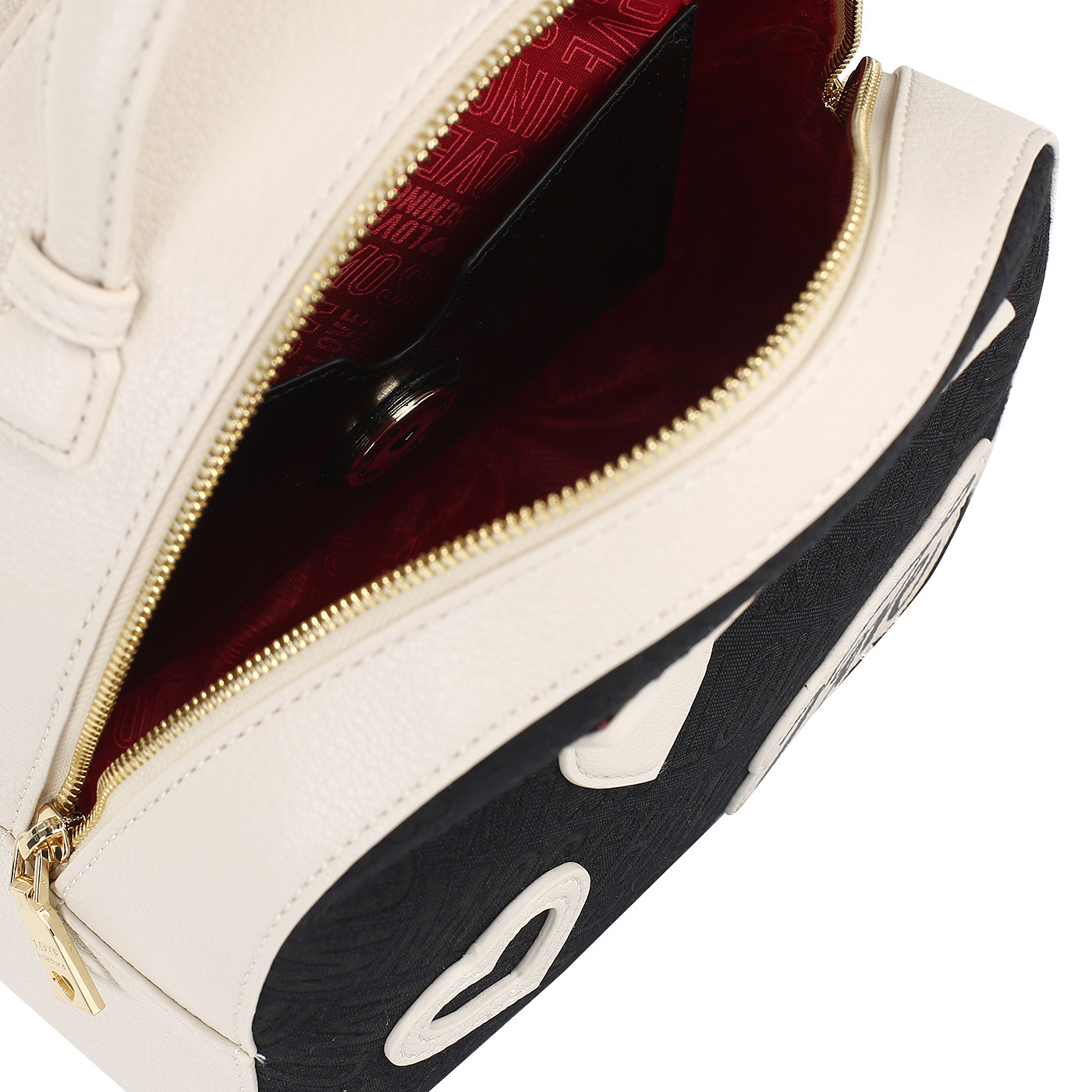 Рюкзак с логотипом бренда Love Moschino Patches Jacquard