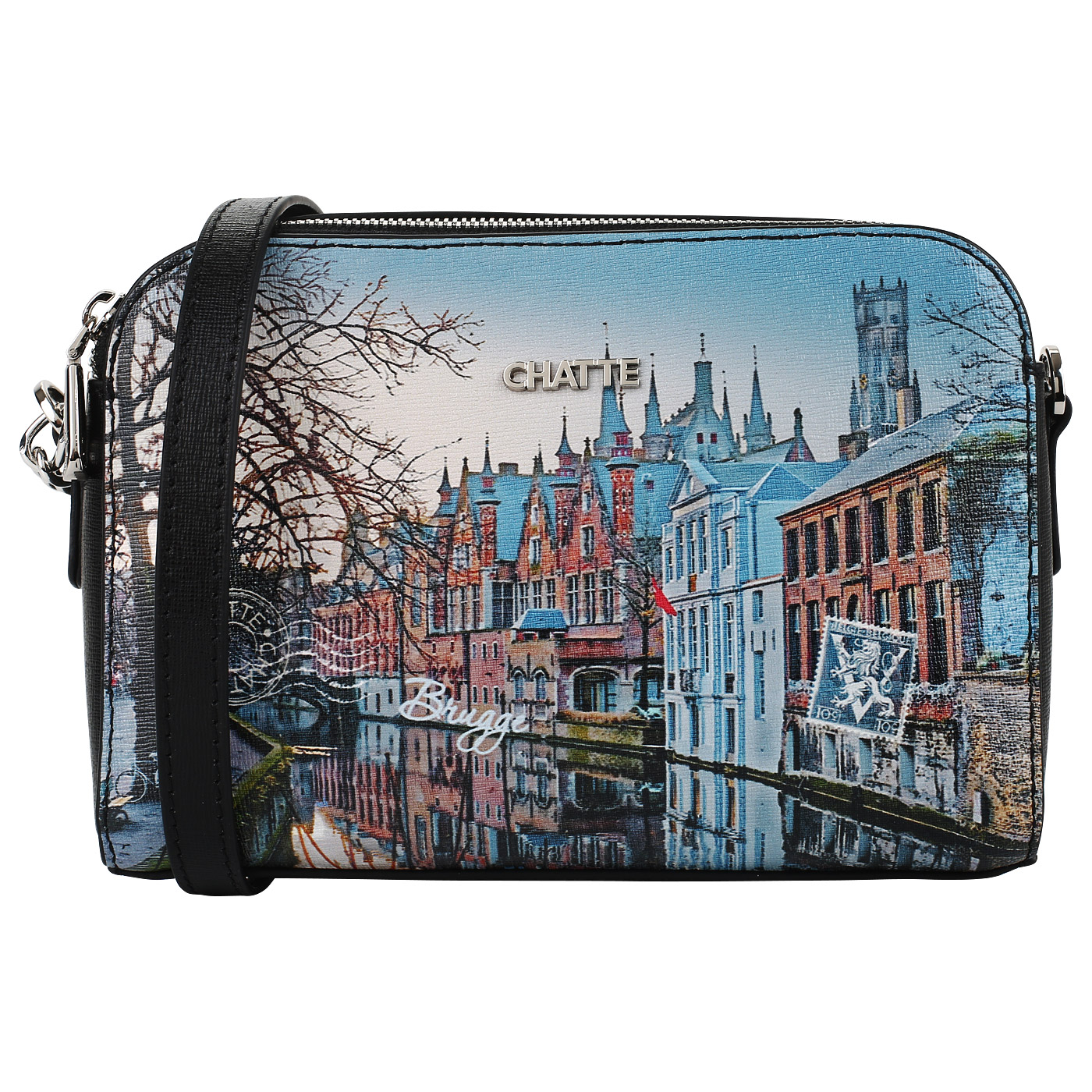 Chatte Сафьяновая сумка на плечо