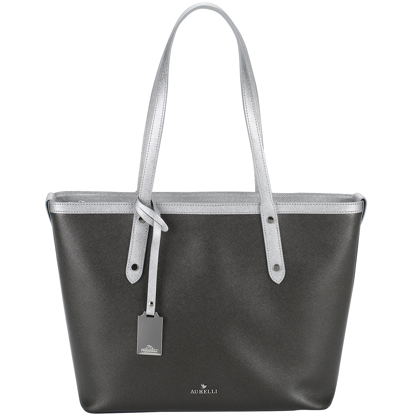 Aurelli Сафьяновая сумка с брелоком