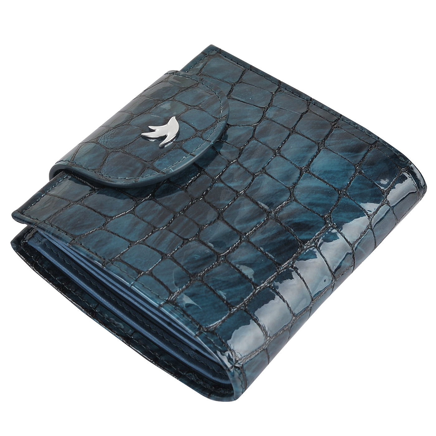 Женское портмоне с отделкой под крокодиловую кожу Aurelli Divine